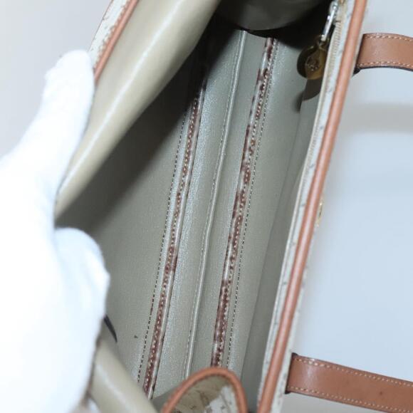 DIOR Honeycomb Canvas Shoulder Bag Beige Gold - Picture 11 of 16